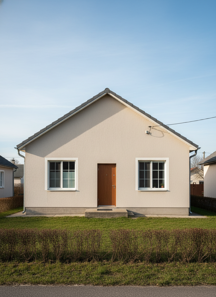 Economy class single-story private house 100 square meters Belarus